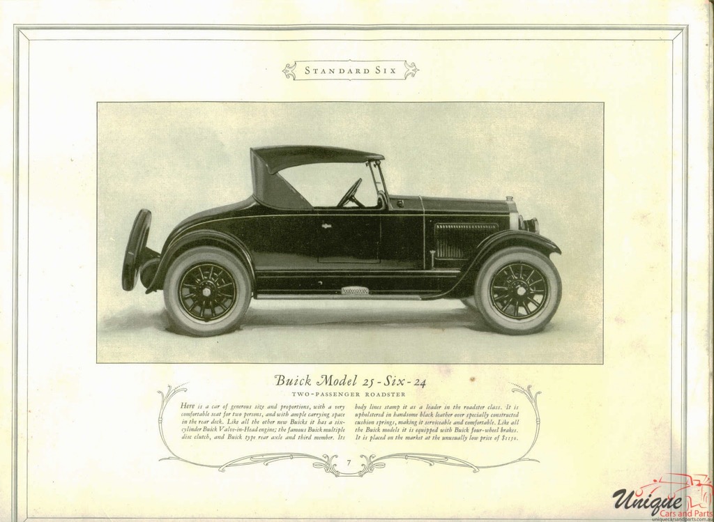 1925 Buick Prestige Brochure Page 6